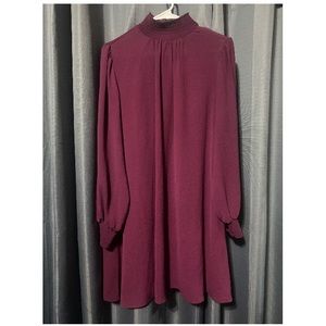 Purple turtle neck dress ✨